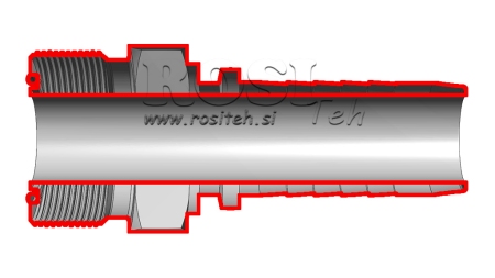 HYDRAULISCHER ANSCHLUSS AGORFS MÄNNLICH DN10-11/16