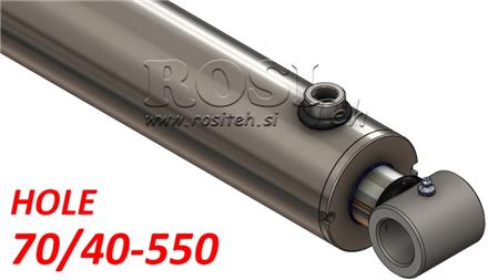 HYDRAULIC CYLINDER HOLE 70/40-550