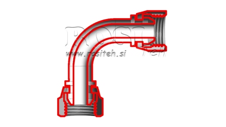 HIDRAVLIČNI KOLENO 90° ŽENSKI-ŽENSKI 3/8