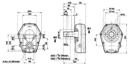 MOLTIPLICATORE GR.3 -1:3,8 UOMO