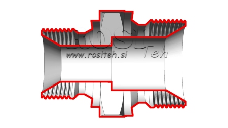 HYDRAULISK REDUSER BSP 3/8-1/8