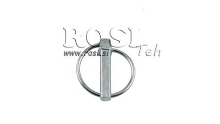 MORSETTO DI SICUREZZA TONDA 6 mm (10 PEZZO)