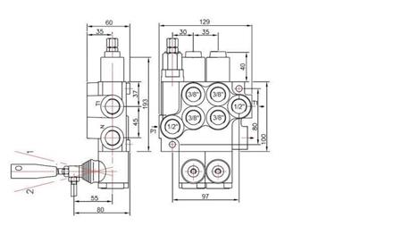 HYDRAULIC VALVE 2xP40