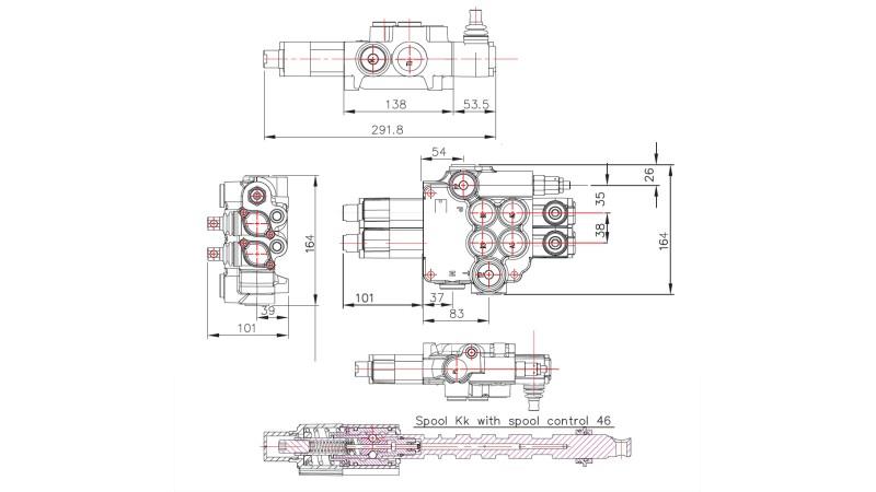 VALVOLA IDRAULICA 2XP80 2AK31A31GKZ