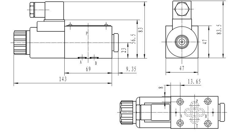 CETOP 3_1 TULJAVA DIMENZIJE 2A