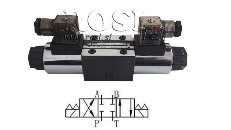 HIDRAULIKUS ELEKTROMÁGNESES SZELEP CETOP 3 12/24/230V N1