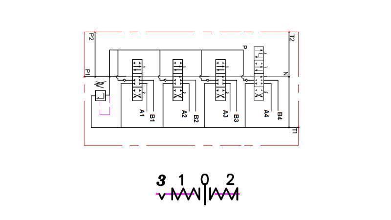 WIRING DIAGRAM 4xP40 FLOATING