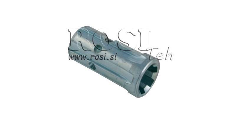 PTO SHAFT EXTENSION ADAPTER from 1''1/8 to 1''3/8 L-47,5mm