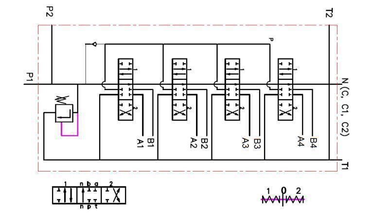 elektros schema 4xP120
